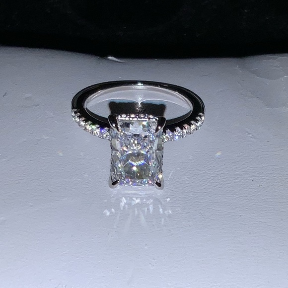 2ct Radiant Cut Ring - Picture 7 of 15